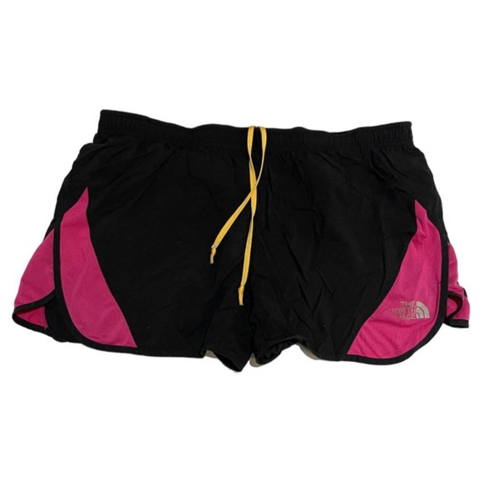The North Face Flight Series Running Shorts Womens Medium Black Pink Mesh m1